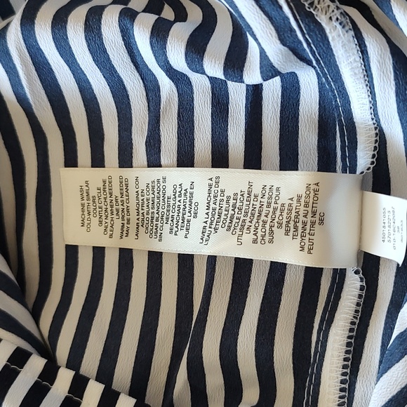 Boho Stripe women's blouse. - Picture 7 of 8